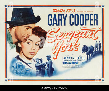 Sergeant York - Movie Poster Stock Photo