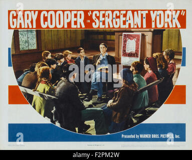 Sergeant York - Movie Poster Stock Photo