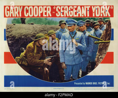 Sergeant York - Movie Poster Stock Photo