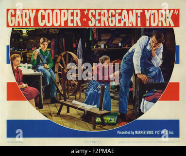 Sergeant York - Movie Poster Stock Photo