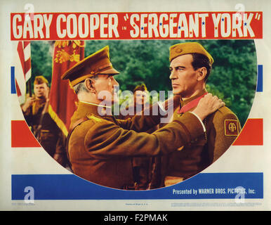 Sergeant York - Movie Poster Stock Photo