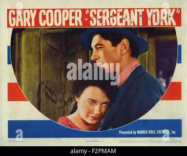 Sergeant York - Movie Poster Stock Photo