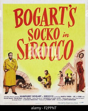 Sirocco - Movie Poster Stock Photo