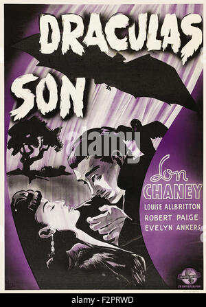 Son of Dracula - Movie Poster Stock Photo