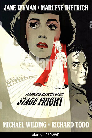 Stage Fright Movie Poster Stock Photo Alamy