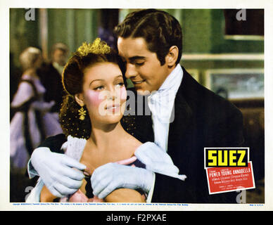 Suez - Movie Poster Stock Photo