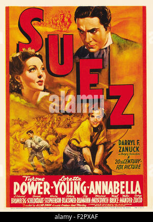 Suez - Movie Poster Stock Photo