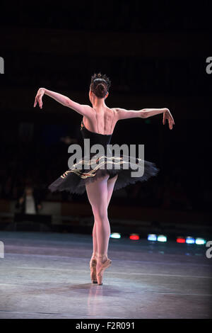 Prima ballerina dancing Stock Photo