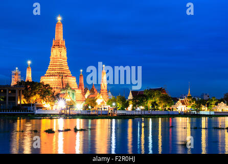 Wat Arun at Twilight Stock Photo