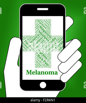 Skin Cancer Indicating Poor Health And Melanoma Stock Photo - Alamy