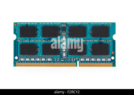 computer memory isolated on white background Stock Photo