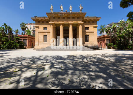 Palermo (Italy) - Botanical Garden; the Gymnasium Stock Photo
