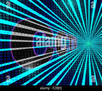 Cctv Surveillance Meaning Security System And Monitored Stock Photo - Alamy