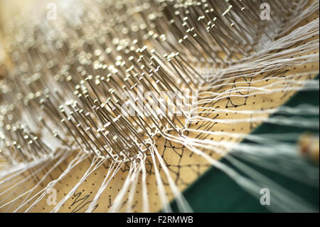 Tools for lace-making Stock Photo