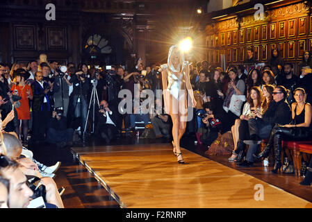 London, UK. 22nd September, 2015. Designer Ana Capeleiro showcases is ...