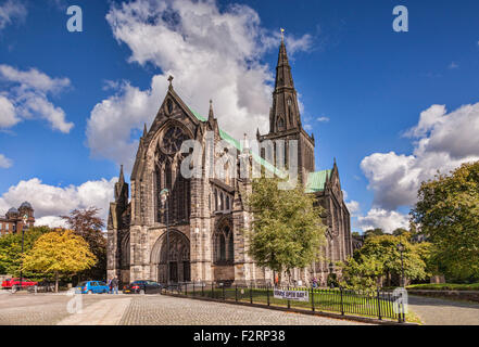 Glasgow Cathedral, also called the High Kirk of Glasgow or St Kentigern's or St Mungo's Cathedral, Glasgow, Scotland,UK. Stock Photo