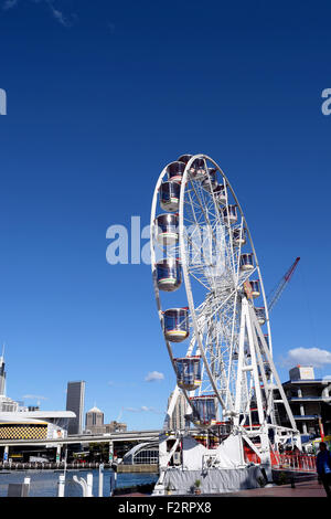 Ferris wheel in Darling Harbour, Sydney, Australia. Stock Photo