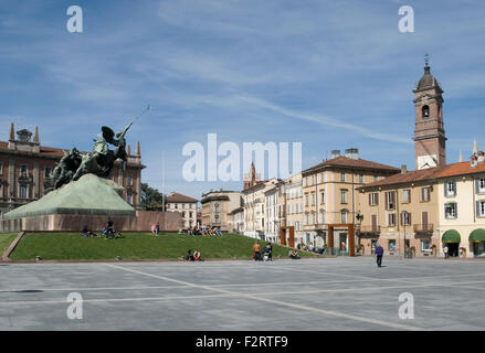 Piazza Trento e Trieste square in Monza - Lombardy region, Italy Stock Photo