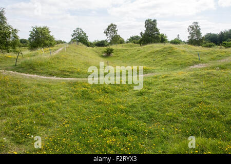 Barnack Hills and Holes National Nature Resrerve, Peterborough, Cambridgeshire Stock Photo