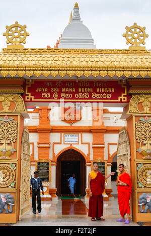 Jaya Sri Maha Bodhi vihara in Bodh Gaya, Bihar, India. Stock Photo