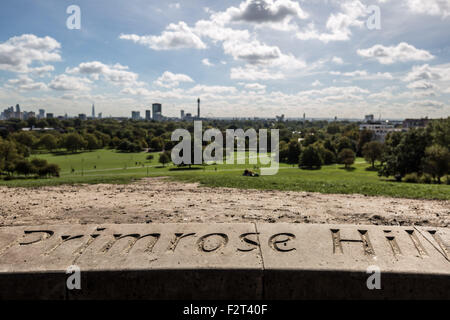 London, UK. 23rd September, 2015. Primrose Hill in North London Credit:  Guy Corbishley/Alamy Live News Stock Photo