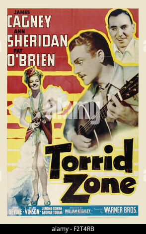 Torrid Zone - Movie Poster Stock Photo