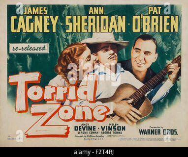 Torrid Zone - Movie Poster Stock Photo