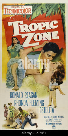 Tropic Zone - Movie Poster Stock Photo