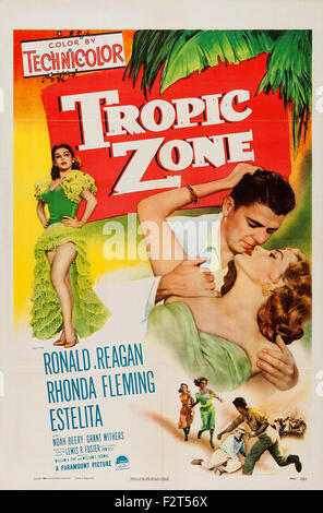 Tropic Zone - Movie Poster Stock Photo