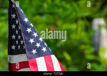 Graveyard at Thornton Gore in Thornton, New Hampshire USA. Thornton Gore was an old hill farm community. Stock Photo