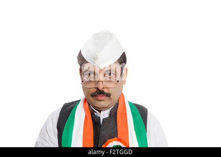 1 indian Adult Man Politician Standing Stock Photo