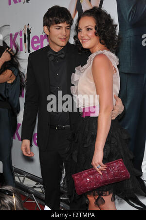 Ashton Kutcher and Katherine Heigl at the premiere of "Killers" held at
