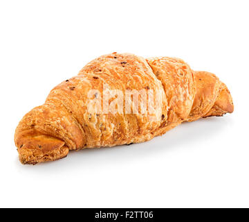 Croissant isolated on white Stock Photo