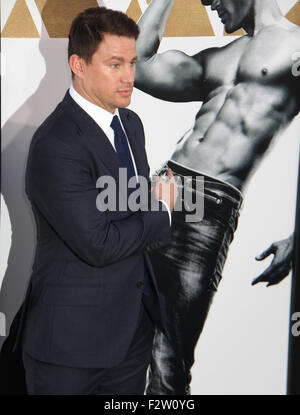 Premiere of Warner Bros. Pictures' 'Magic Mike XXL' at the TCL Chinese Theatre IMAX in Hollywood - Arrivals  Featuring: Channing Tatum Where: Los Angeles, California, United States When: 25 Jun 2015 Stock Photo