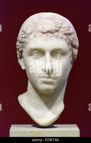 Berlin. Germany. Portrait of Cleopatra VII, 40-30 BC, Altes Museum. Stock Photo