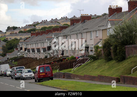 Swansea UK. Thursday 24 September 2015  The Townhill and Mayhill areas of Swansea in south Wales where local residents have been hearing a noise resembling a war or factory siren. The local Council has been trying to pinpoint the exact location. Thursday 24 September 2015 Credit:  D Legakis/Alamy Live News Stock Photo