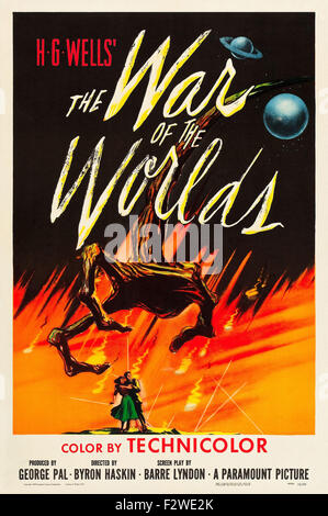 War of the Worlds, The (1953) - Movie Poster Stock Photo