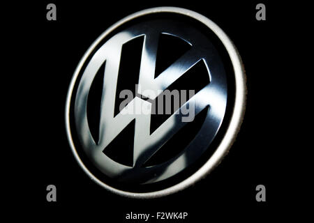 Volkswagen logo VW Stock Photo
