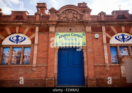 Khalsa Centre on Upper Tooting Rd in Tooting SW17 - London UK Stock Photo