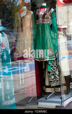 Fashion Shops on Upper Tooting Rd in Tooting - London SW17 - UK Stock Photo