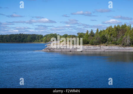 The beautiful Point Au Roche State Park in Upstate NY Stock Photo