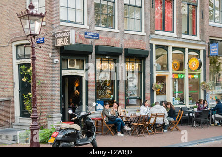 Coffeeshop Bas Joe in Amsterdam. Stock Photo