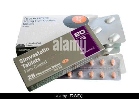 Simvastatin and Atorvastatin, two of the most commonly prescribed ...