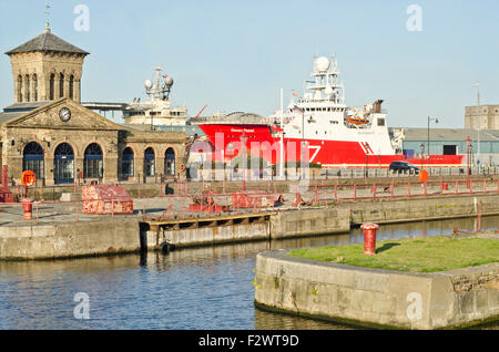 Port of Leith, Edinburgh, Scotland Stock Photo