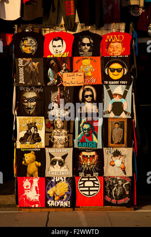 Tee Shirts for sale, Venice Beach, Los Angeles, California Stock Photo