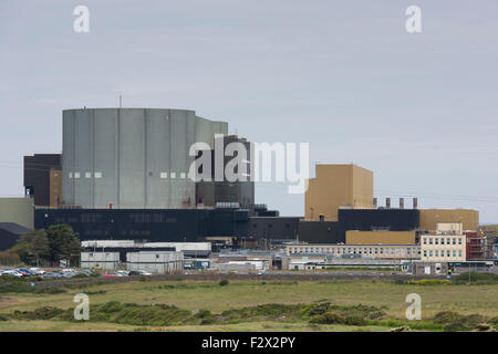 A general view of the disused Magnox Trawsfynydd nuclear power station in Gwynedd, Wales. Stock Photo