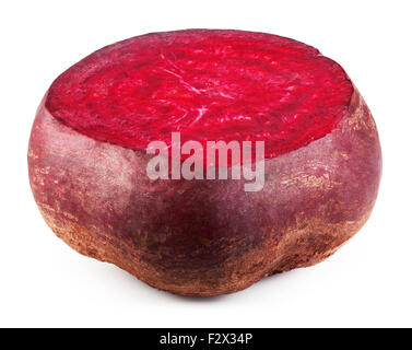 Beet on a white background. Clipping Path Stock Photo