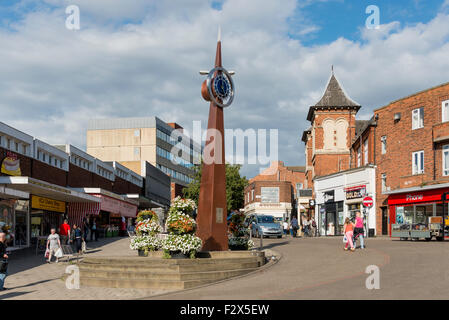 Town Clock, High Street, Kettering, Northamptonshire, England, United Kingdom Stock Photo