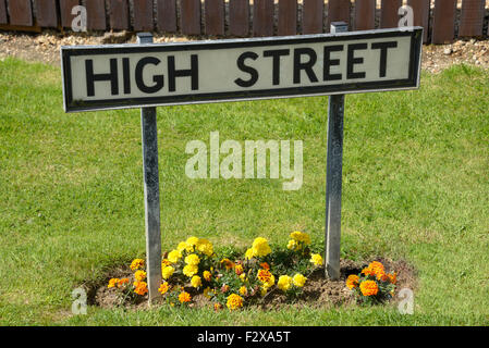 High Street, Silverstone, Northamptonshire, England, United Kingdom