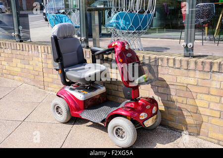 Shoprider mobilty scooter, Brentford Lock, Brentford, London Borough of Hounslow, Greater London, England, United Kingdom Stock Photo